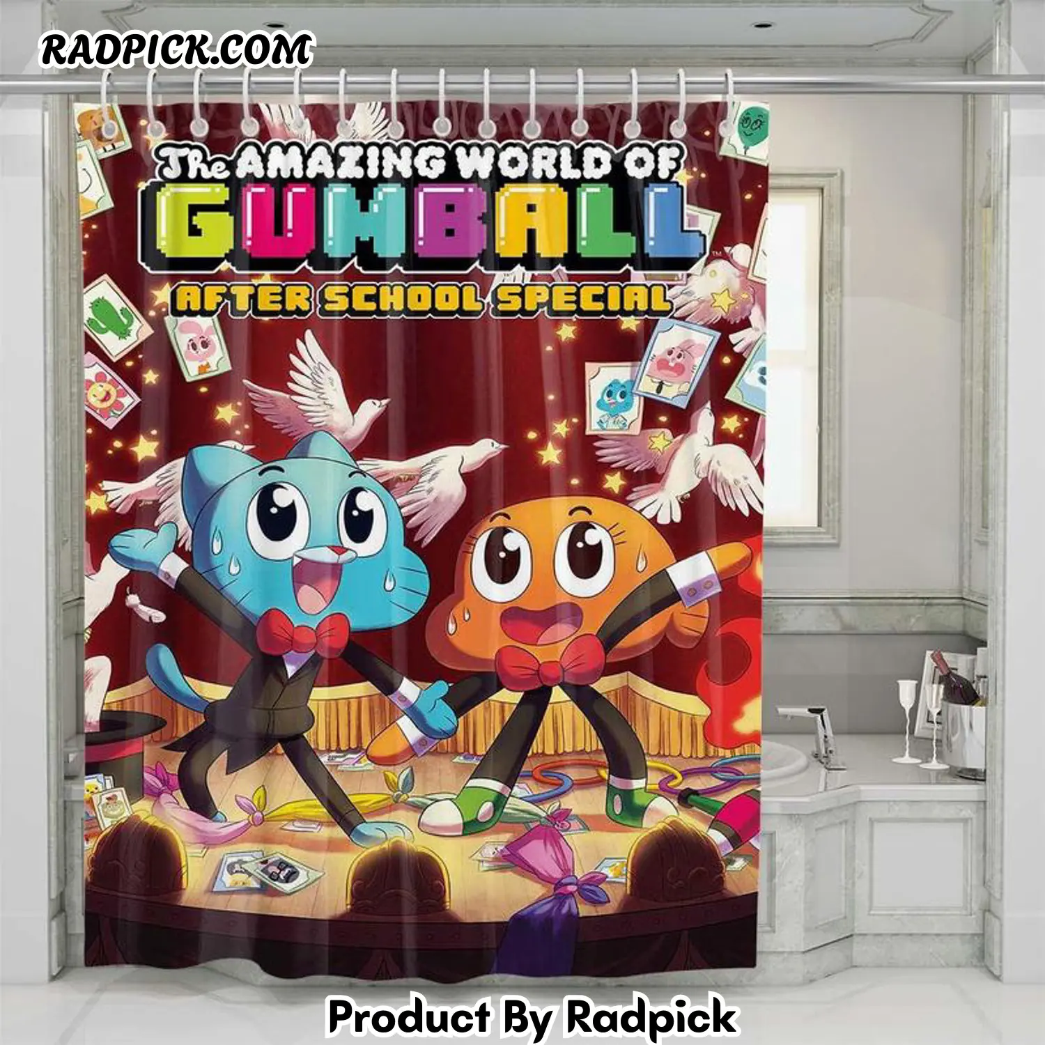 The amazing world of gumball after school special bathroom set rp38793